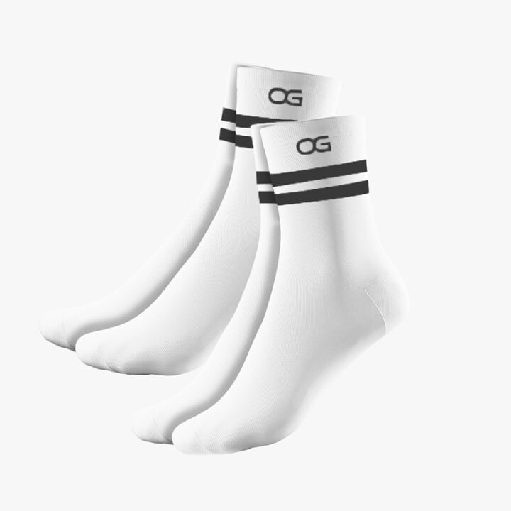 OG White Socks Pack of 2